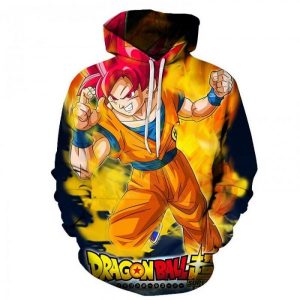 Son Goku 3D Printed Hoodie/Zipper Hoodie