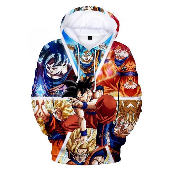 Son Goku 3D Printed Hoodie/Zipper Hoodie