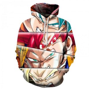 Son Goku 3D Printed Hoodie/Zipper Hoodie