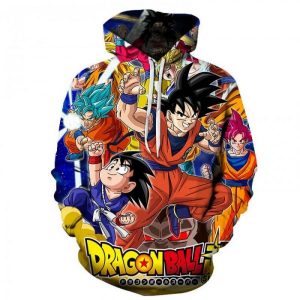 Son Goku 3D Printed Hoodie/Zipper Hoodie