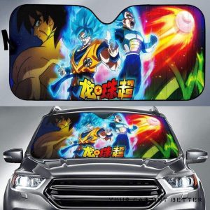 Songoku And Vegeta Dragon Ball Super Broly Car Auto Sun Shade