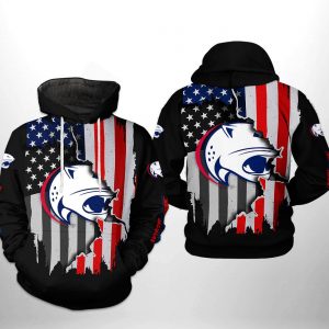 South Alabama Jaguars NCAA US Flag 3D Printed Hoodie/Zipper Hoodie