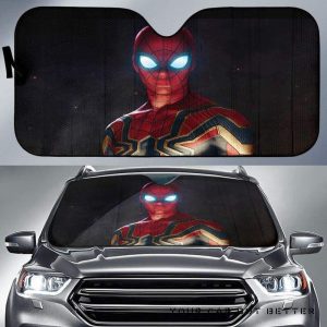 Spider Man Iron Suit Car Auto Sun Shade