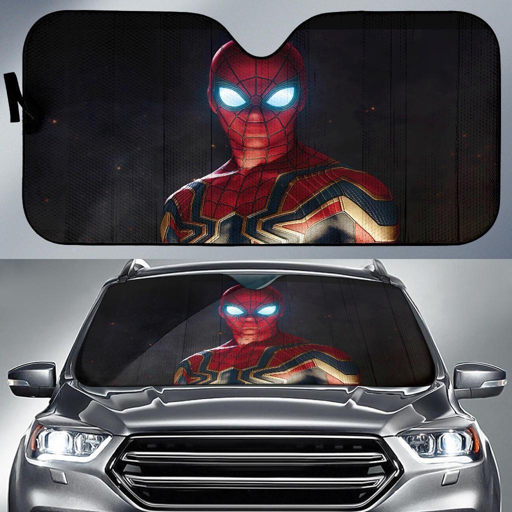 Spider Man Iron Suit S Car Auto Sun Shade Spider Man Iron Suit S Car Auto Sun Shade