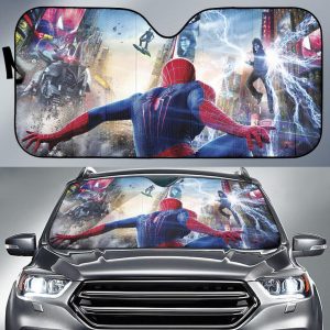 Spider Man Marvels Movie Car Auto Sun Shade