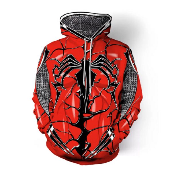 Spider Man Venom 3D Printed Hoodie/Zipper Hoodie
