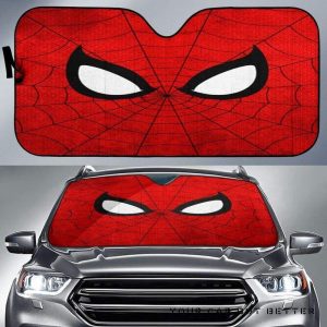 Spider man Face Car Auto Sun Shade