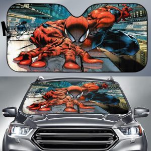 Spiderman York Citys Car Auto Sun Shade