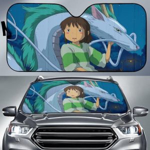 Spirited Away Haku Car Auto Sun Shade