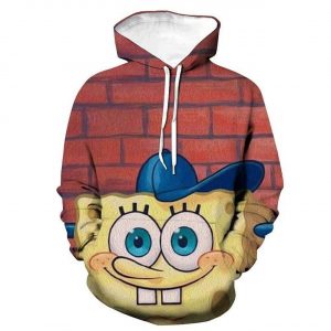 Spongebob 3D Printed Hoodie/Zipper Hoodie