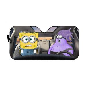 Spongebob Cosplay Minions Car Auto Sun Shade
