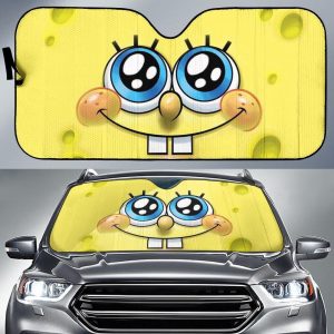 Spongebob Smile Funny Car Auto Sun Shade