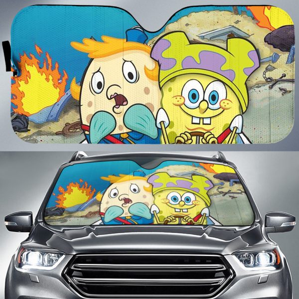 Spongebob Squarepants Car Auto Sun Shade