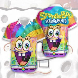 Spongebob Squarepants Hawaiian Shirt Summer Button Up
