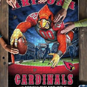 Sport, Football, Arizona Cardinals Team Jigsaw Puzzle Set