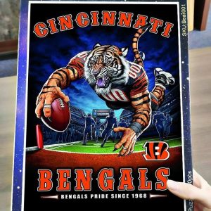 Sport, Football, Cincinanati Bengals Team Jigsaw Puzzle Set