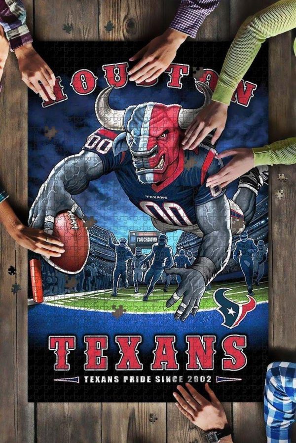 Sport, Football, Houston Texans Team Jigsaw Puzzle Set