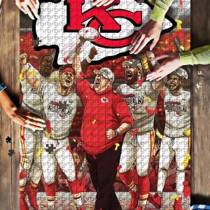 Sport, Football, Kansas City Chiefs Jigsaw Puzzle Set