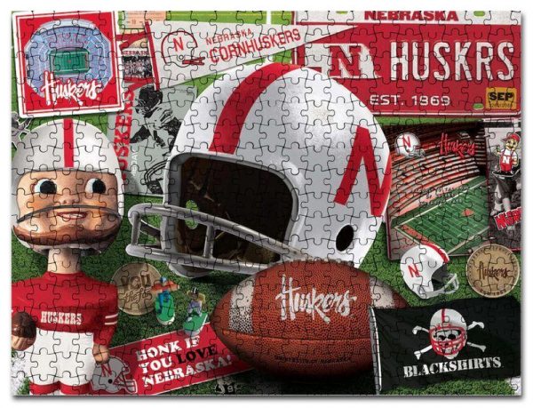 Sport, Football, Nebraska Cornhuskers Jigsaw Puzzle Set