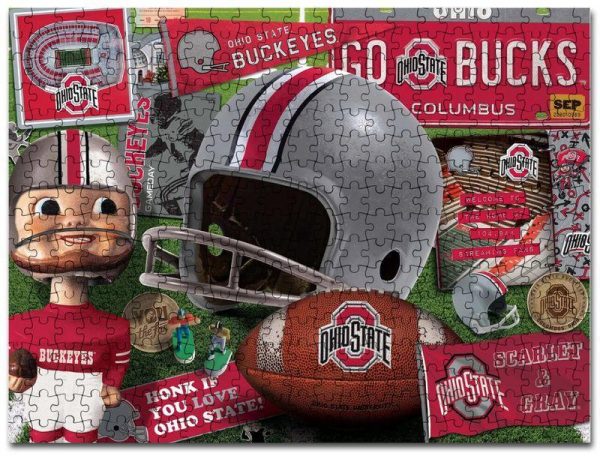 Sport, Football, Ohio State Buckeyes Jigsaw Puzzle Set