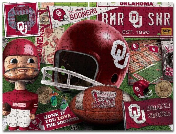 Sport, Football, Oklahoma Sooners Jigsaw Puzzle Set