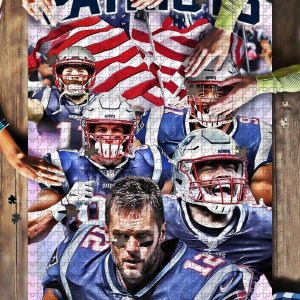 Sport, Football, Patriots Jigsaw Puzzle Set