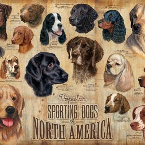 Sporting Dogs Jigsaw Puzzle Set