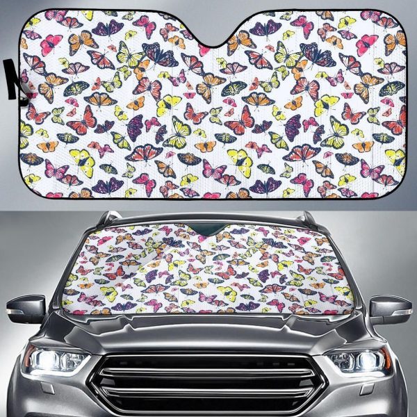 Spring Butterfly Car Auto Sun Shade