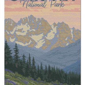 Spring Flowers, Sequoia National Park Jigsaw Puzzle Set