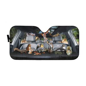 Squirrel Car Auto Sun Shade
