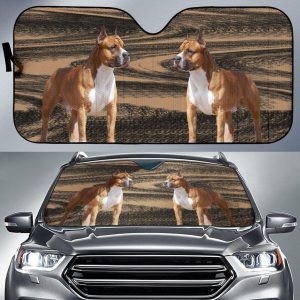 Stafford Dog Breed Car Auto Sun Shade