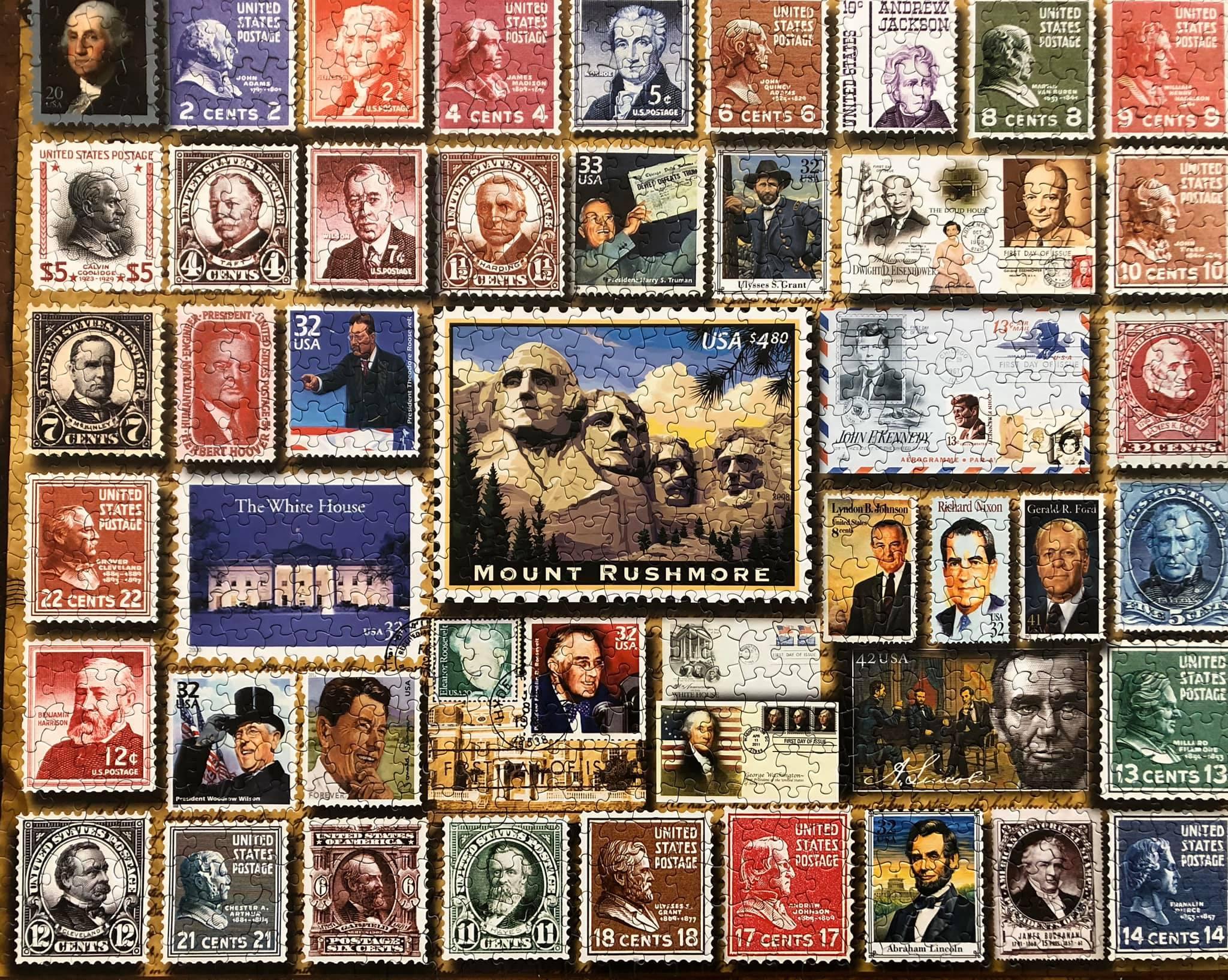 Stamp Collection Jigsaw Puzzle Set Stamp Collection Jigsaw Puzzle Set