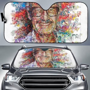 Stan Lee Collage Portrait Car Auto Sun Shade
