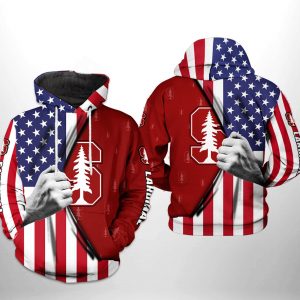 Stanford Cardinals NCAA US Flag 3D Printed Hoodie/Zipper Hoodie