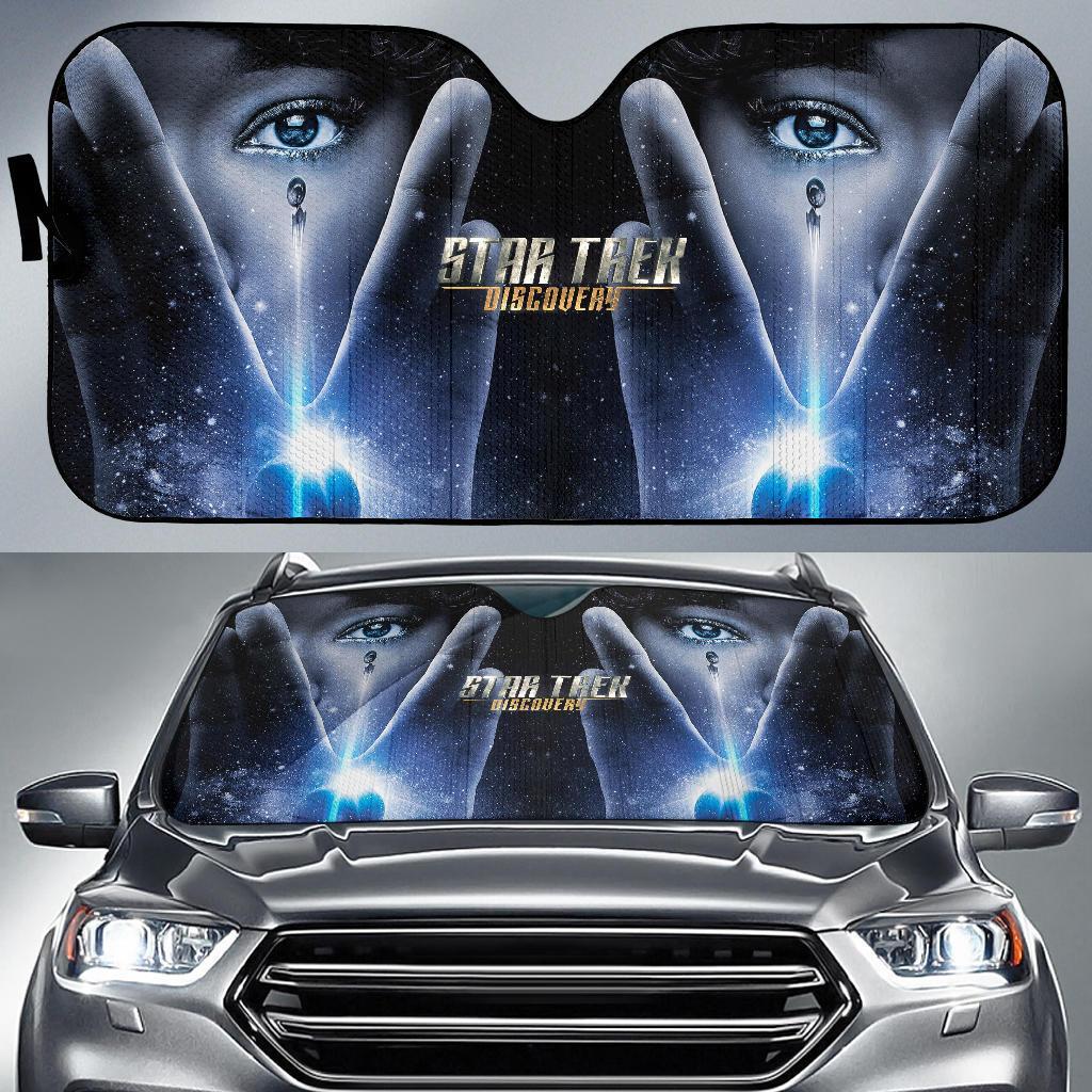 Star Trek Vulcan Salute Car Auto Sun Shade Star Trek Vulcan Salute Car Auto Sun Shade