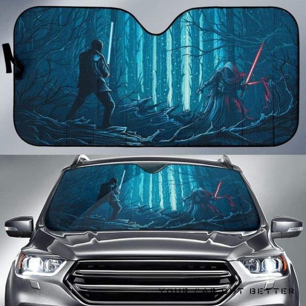 Star Wars Fight Car Auto Sun Shade