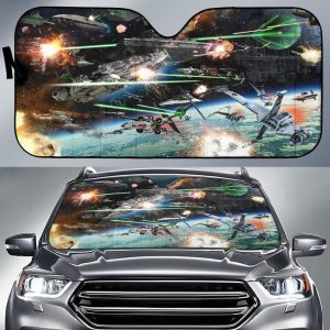 Star Wars Space Battles Car Auto Sun Shade