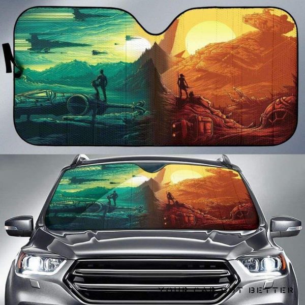 Star Wars The Force Awakening Car Auto Sun Shade