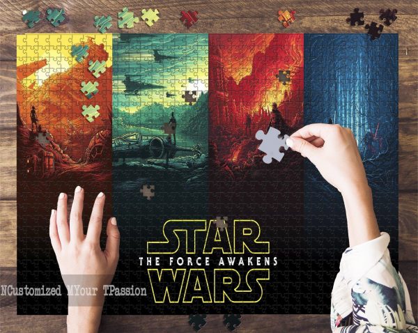 Star Wars The Force Awakens Jigsaw Puzzle Set