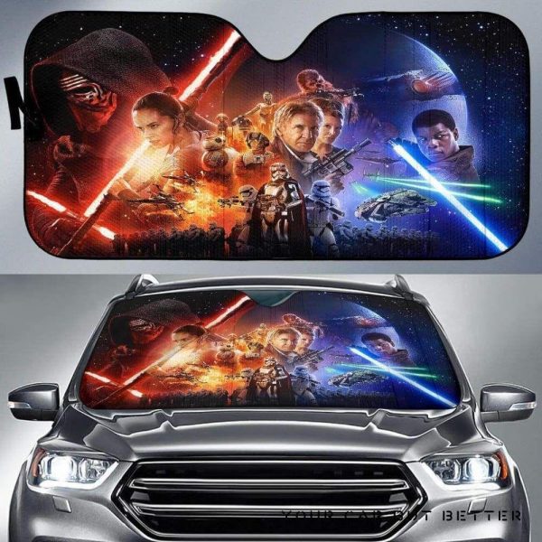 Star Wars The Force Awakens S Car Auto Sun Shade