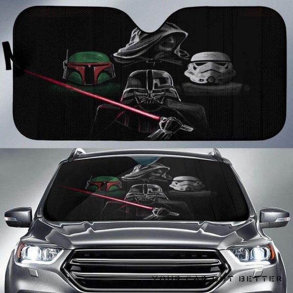 Star Wars X Queen Car Auto Sun Shade