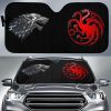 Stark And Targaryen Sigils Car Auto Sun Shade