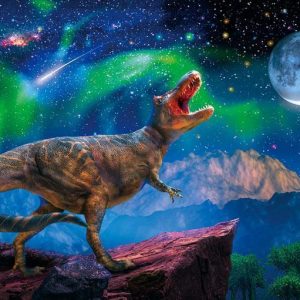 Starry Night Tyrannosaurus Jigsaw Puzzle Set