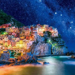 Starry Sky Cinque Terre Jigsaw Puzzle Set