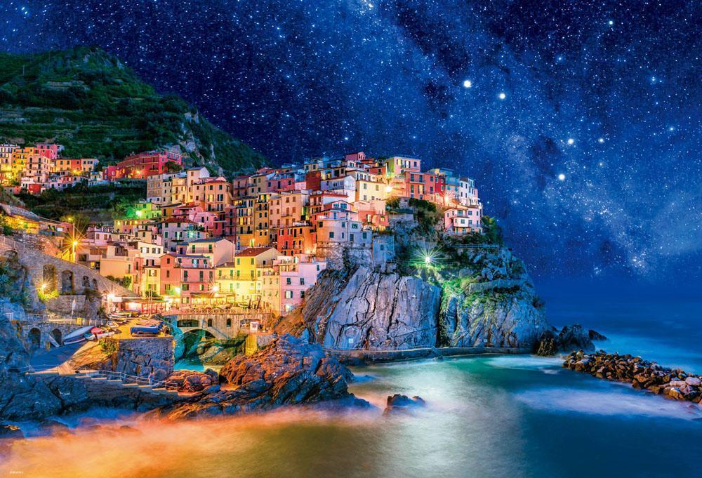Starry Sky Cinque Terre Jigsaw Puzzle Set Starry Sky Cinque Terre Jigsaw Puzzle Set