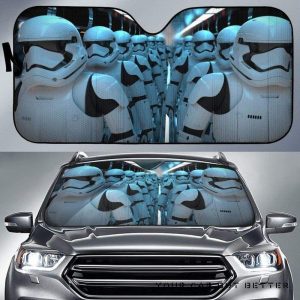 Stars Wars Storm Strooper Army Car Auto Sun Shade