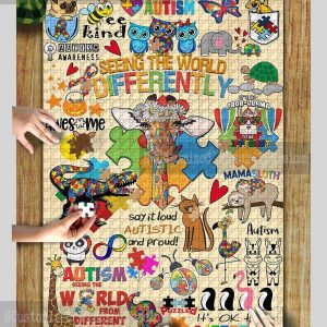 Sticker Animal Jigsaw Puzzle Set