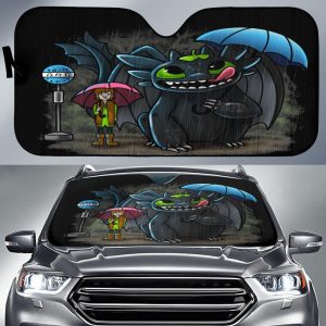 Stitch Totoro Car Auto Sun Shade