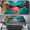 Stork Wolf Pack Babys Car Auto Sun Shade