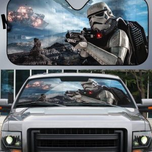 Storm Trooper Star Wars Car Auto Sun Shade